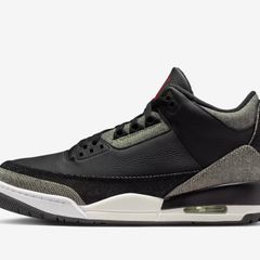 Nike x Levi's Air Jordan 3 Black White UK 11 / US 12 Deadstock