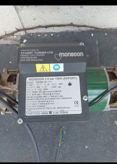 shower pump