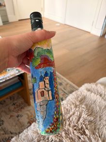 Hand Painted Bottle