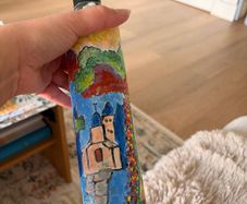 Hand Painted Bottle