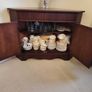 Traditional Wooden Corner Cabinet - Dark Mahogany Finish, Excellent Condition Image 3