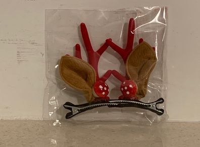 Christmas Reindeer Hair Clips
