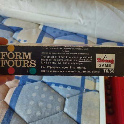 vintage form fours game