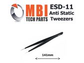 ESD Safe Anti-Static Stainless Steel Tweezers Electronic Repair Precision Tools ESD-11