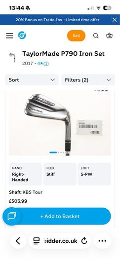 TaylorMade P790 Irons 4-AW