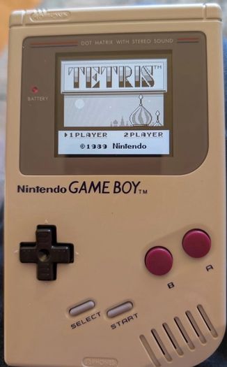 Nintendo Gameboy DMG-01 IPS screen upgrade + 3 games