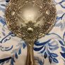 Hand Mirror  Silver Plated Image 6
