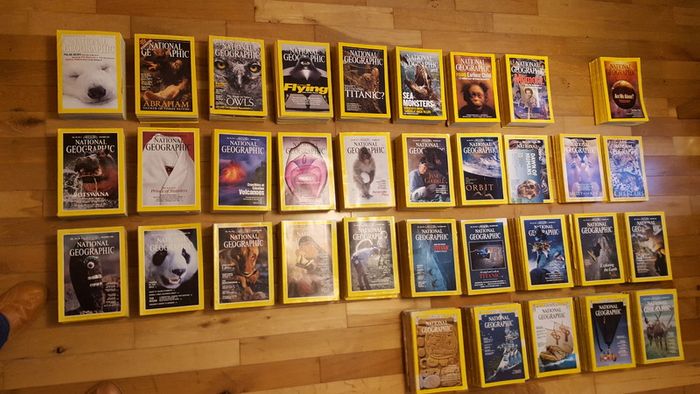 National Geographic magazines x 400 from early 20th century to 2009