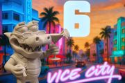 3D Printed GTA VI (6) Gator From Collector's Edition