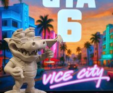 3D Printed GTA VI (6) Gator From Collector's Edition