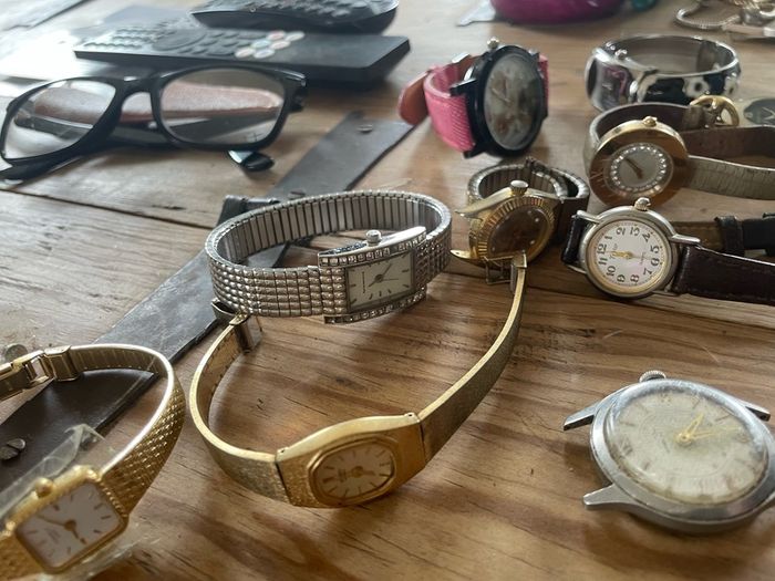 Vintage Watches And Bracelets Sold Together