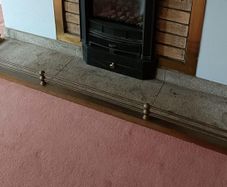Brass fire fender