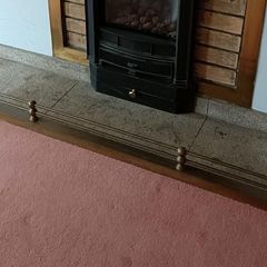 Brass fire fender