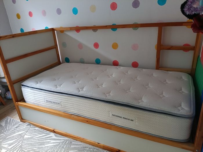 IKEA Kura reversible bed with orthopedic mattress