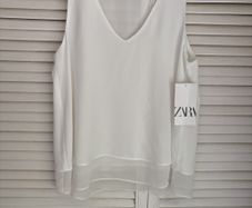 Ladies white smart top