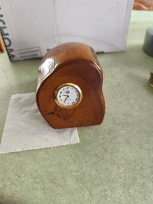 Lovely Clock Celtic Roots studio timepiece Bog Yew
