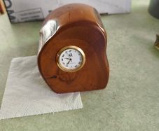 Lovely Clock Celtic Roots studio timepiece Bog Yew