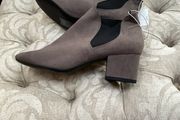 ankle boots H&amp;M grey suede effect boots size 40