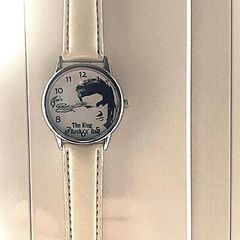 Elvis Wrist watch, White Strap