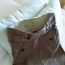 Khaki Green High Waist Skirt - Size 6 Image 8