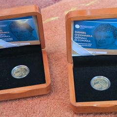 4X Gold Coin 1/4 oz Daniel O'Connoll 2025 Irish Central Bank Euro