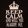 Will you marry me tshirt Image 2