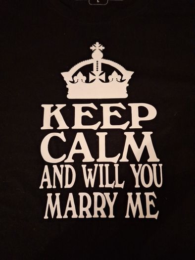 Will you marry me tshirt