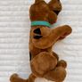 Scooby Doo Plush approx. 14" Talking Dog Hanna Barbera 2001 Cartoon Network Damaged Tail Dirty Used Please see photos Image 8
