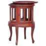 Vitrine Cabinet Brown 50x50x76 cm Solid Mahogany Wood Image 7
