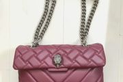 Kurt Geiger Kensington soft leather burgundy bag