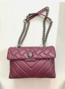 Kurt Geiger Kensington soft leather burgundy bag