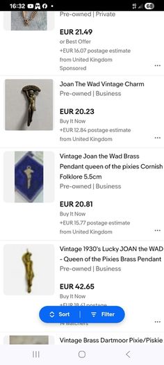 Joan The Wad Vintage charm