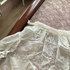 Italian lace christening gown.