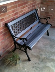 Garden Bench Ends Heavy Cast Iron.