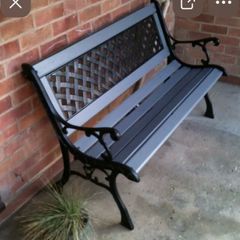 Garden Bench Ends Heavy Cast Iron.