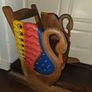 Madrigal Studios Carved Rocking Double Swans Chair Image 4