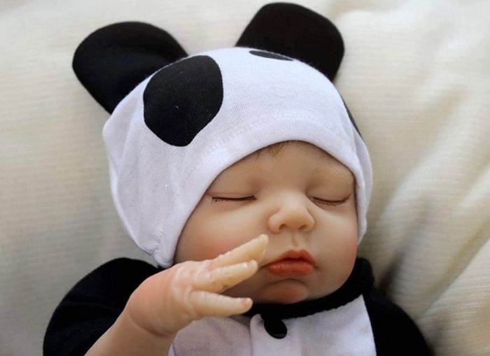 20 Inch 50cm Reborn Baby Dolls Boy Vinyl Soft Silicone Girl Toys Real Life Sleeping Baby Dolls Newborn Baby Boy Doll Reborn Baby Toddler Best Xmas Gifts for Children (FREE POSTAGE)