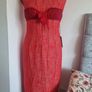 red midi dress,new Image 3