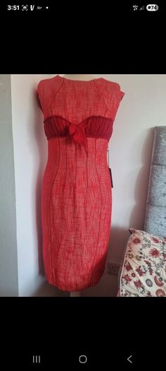 red midi dress,new
