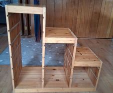 ikea trofast steps pine