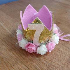 Age 7 birthday crown