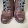 womens TOMMY HILFIGER brown leather high heel ankle boots Size Uk 6 EU 39 Image 6