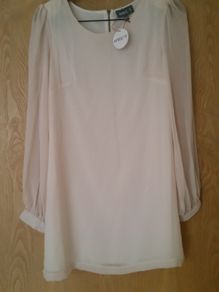 Apricot Long Sleeved  Dress.  S.14.