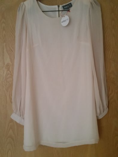 Apricot Long Sleeved  Dress.  S.14.