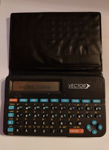 vintage Mini 8-Language Electronic Translator