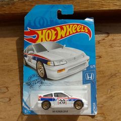 Hot Wheels '88 Honda CR-X White Long Card