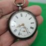 Antique Silver Swiss Made Early 1900s Pocket watch Image 8