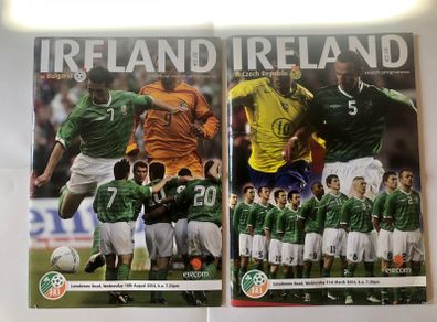 2 x Ireland Match Programmes 2004