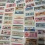100 PCS China Different Food Coupon , Real Notes Mix Grade Lot Chinese Rice Bill Meat Coupons Note Original Stamp Image 5