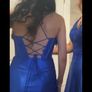 Gorgeous  blue debs dress Image 3
